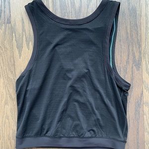 Black Ivivva cropped tank